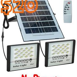 (NEW) Outdoor Solar-Powered Floodlight