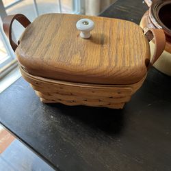 Longaberger Baskets And Pie Plate
