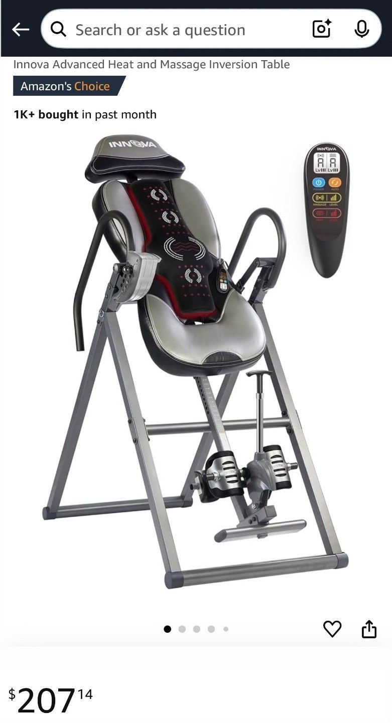 Innova Advanced Heat and Massage Inversion Table