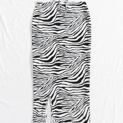 Zebra Print Skirt Size Small Brand New 