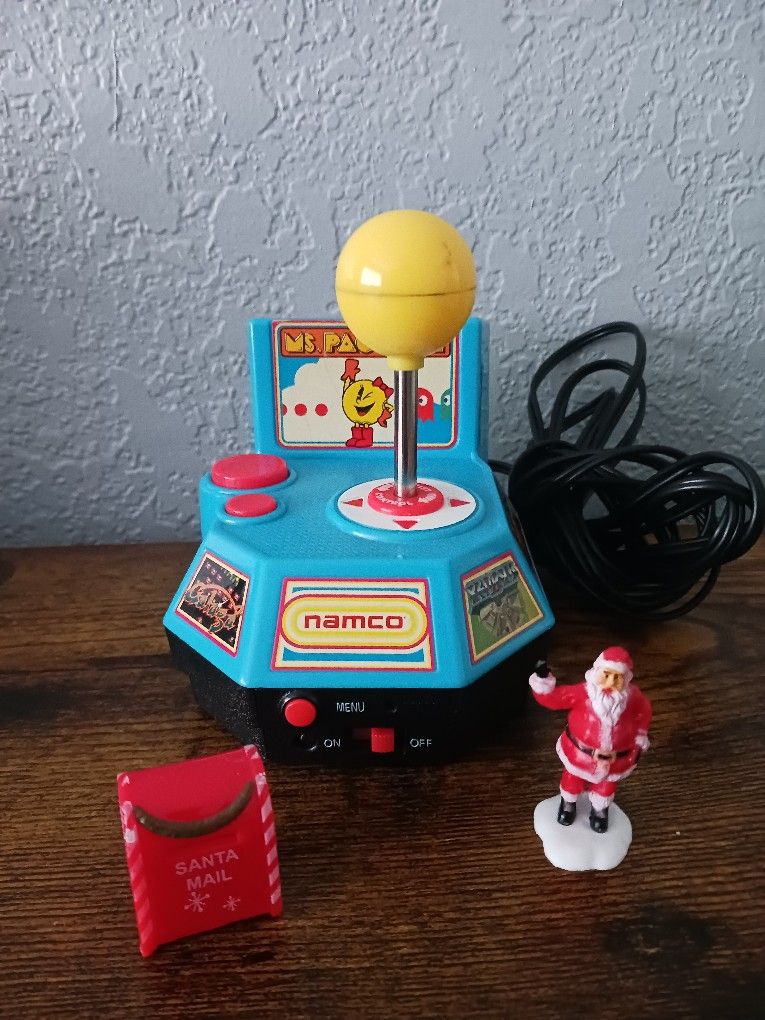 MS. PAC-MAN 5-in-1 TV Plug N Play 2004 Jakks Pacific NAMCO Arcade ●Galaga ●Retro