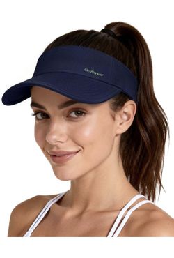 Sun Visor Hat for Women & Men Navy Blue