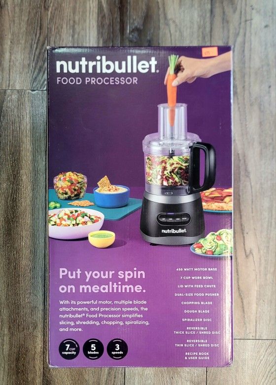 nutribullet NBP50100 Food Processor 450 Watts with Cup Capacity