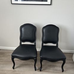 Crate & Barrel dining chairs