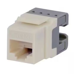 Commercial Electric Cat-6 Jack in White (21-Pack)@N1-974