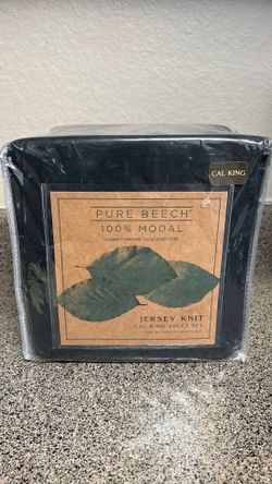 Pure Beech Jersey Knit Cali King Sheet Set