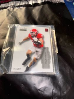 Brock bowers pre rookie card wild card matte  /200