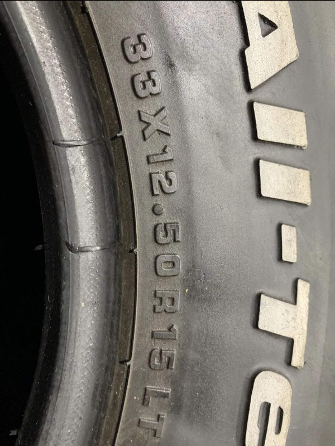 Bf goodrich all terrain 33x12 50r15 for sale in bothell wa offerup