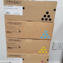 Lot of 4 Ricoh Savin Lanier Print Cartridges SP C310HA