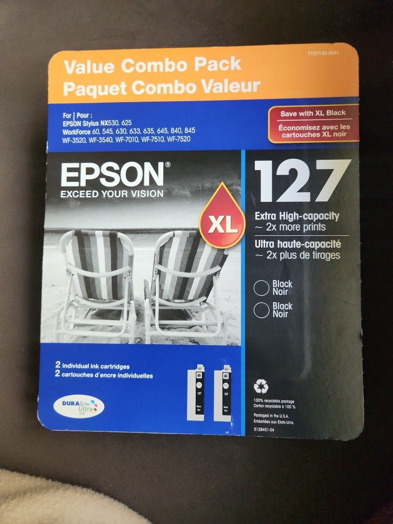2 Pack Epson Ink 127. Serious Inquiry Only 