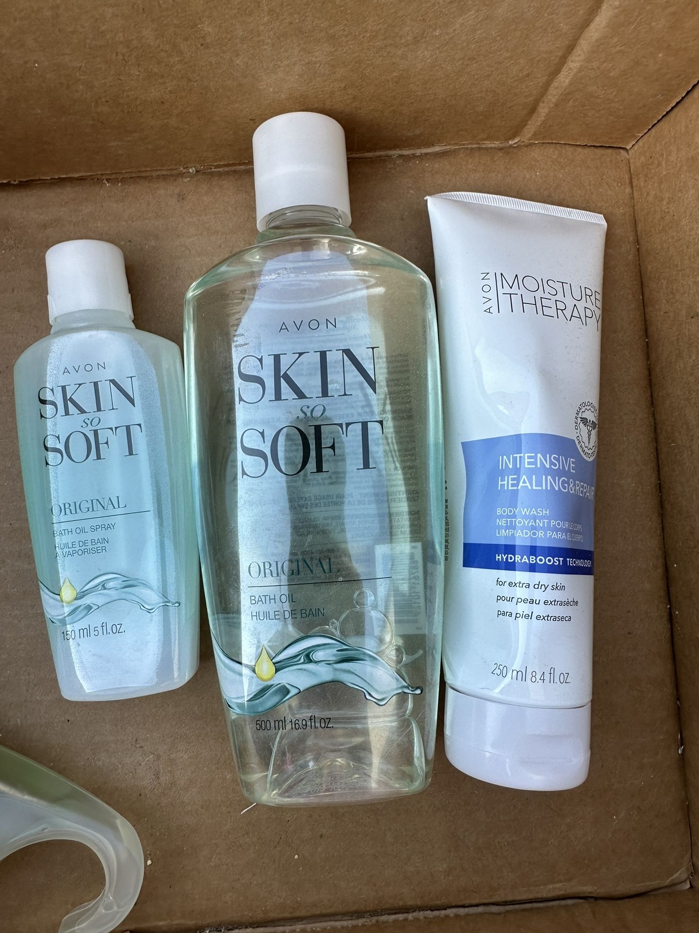 Skin So For Oil, Spray And Avon Moisturizer