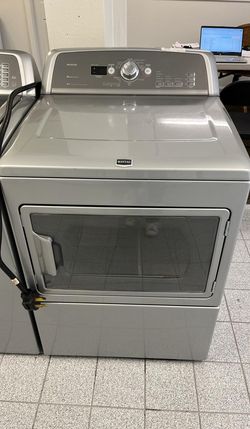 Maytag Bravos Set – Top Load Washer + Electric Dryer, Gray