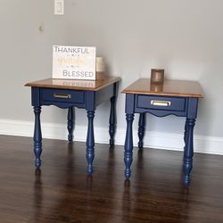 Blue Nightstands/End Tables