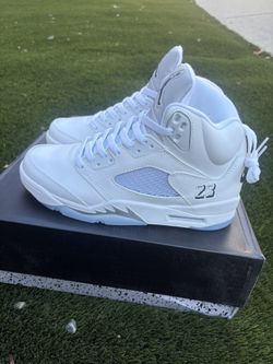 Jordan 5 White Metallic