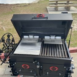 Smoker/ Santa Maria BEAST Combo, Smoker, Santa Maria, Grill, Barbecue, BBQ