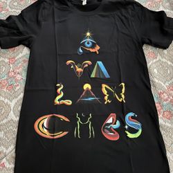 The Avalanches Band Pyramid Short Sleeve Black T Shirt Size S