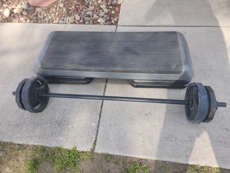 Bar Bench And Wieghts