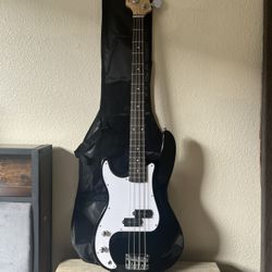 Glarry Electric Bass Dark-white