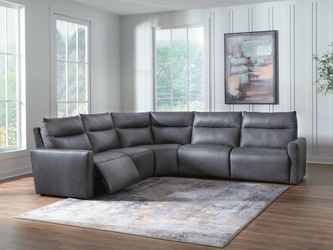 ModZ Blue 5-Pc Power Reclining Sectional (Online Special Price)