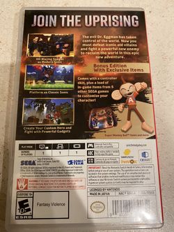 Sonic Forces Nintendo Switch