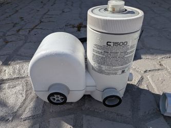 Above ground pool filter and supplies