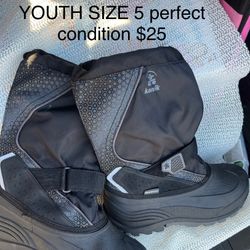 Kamik SNOW BOOTS youth size 5 perfect condition $25 downtown LA Little Tokyo area