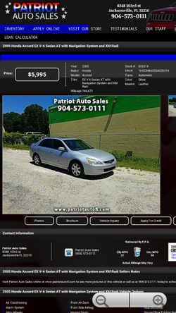 2005 honda accord ex