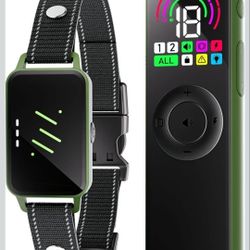 Dog Shock Collar, 4500ft IP67 Waterproof Rechargeable E-Collar, Adjustable E-Collar for Dogs 8-120lbs, 3 Training Modes with Beep,