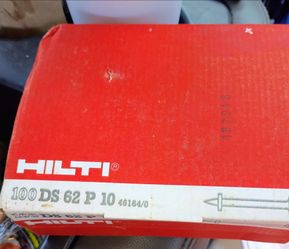 Hilti DS 62 P 10 Drive Pins Box of 100