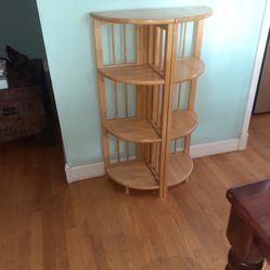 2 Wooden Stable Collapsible Shelves