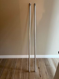 Shower curtain rods