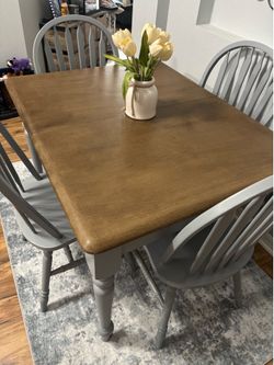 5 Piece Wooden Dining Set