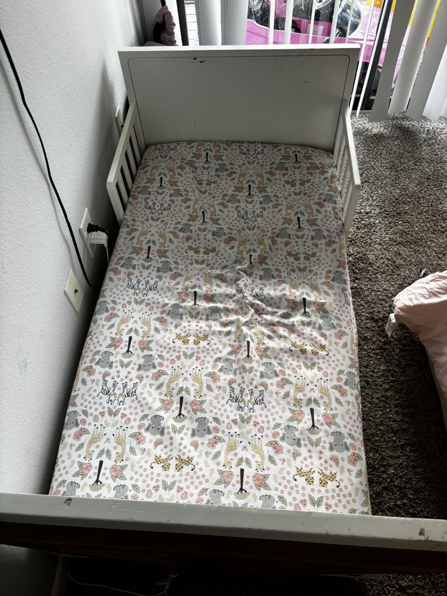 Toddler Bed, Crib, And Rocking Chair (bundled)