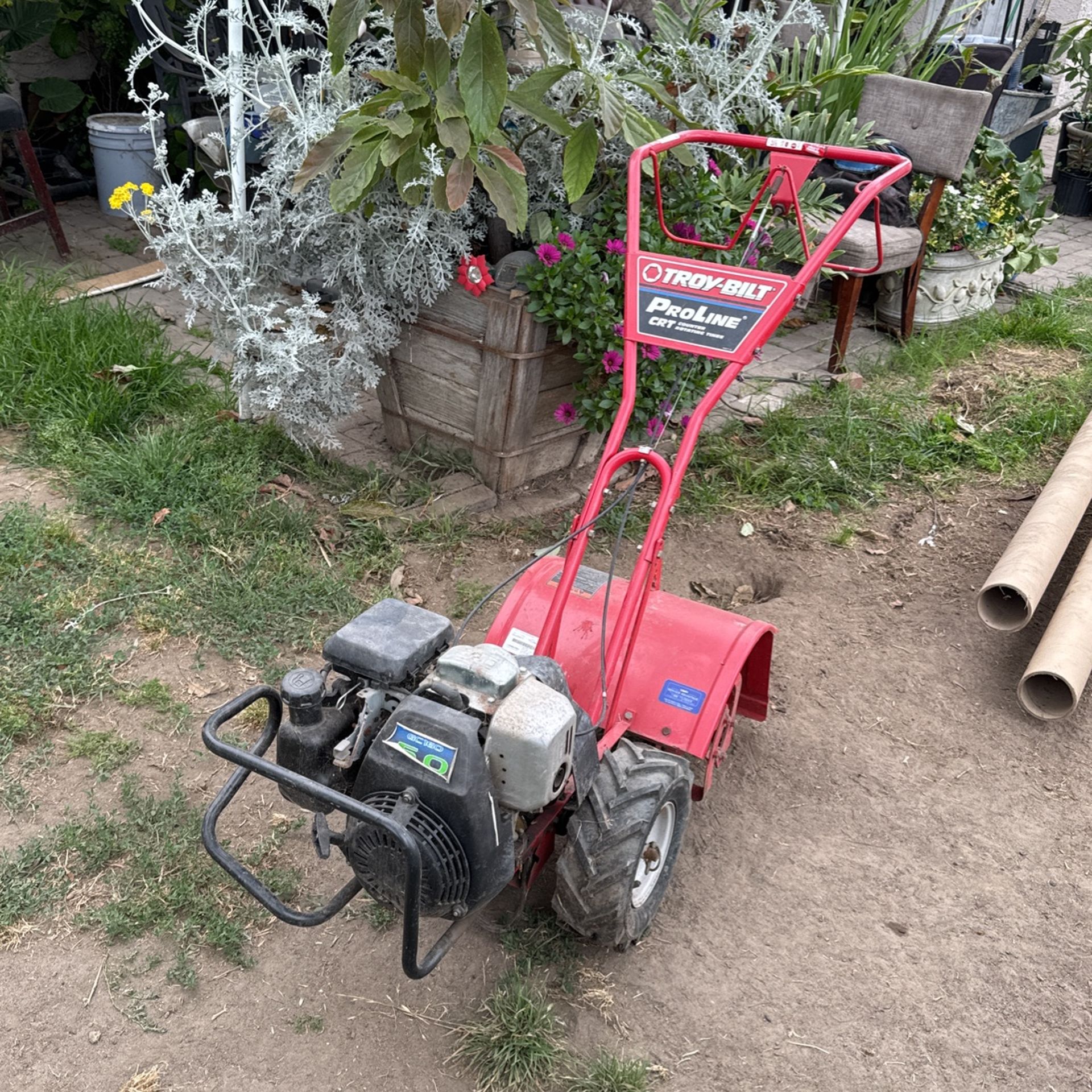 Troy bilt proline crt garden tiller deals