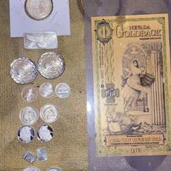 Small silver light with a Nevada goldback