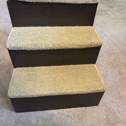 Carpeted Dog Stairs