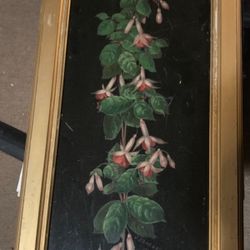 Victorian Hearse Painted Panel
