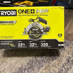 Ryobi Brushless Compact Series 18v /6-1/2 Circular Saw 