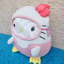 Kellytoy Squishmallow Hello Kitty Scuba Gear Jumbo Soft Pillow Plush Toy 20”