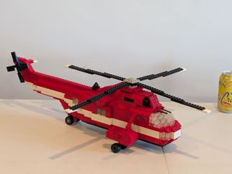 9741 MEGA Blocks Pro-Builder Sea Rescue helicopter