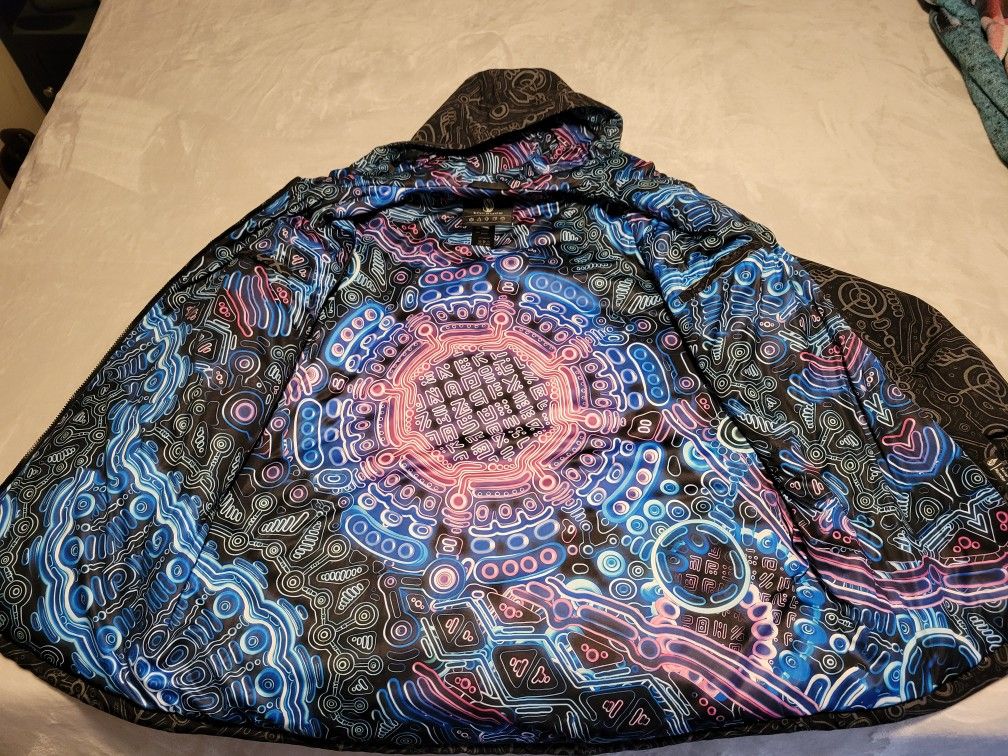*Threyda* Custom Art Print Hoody Jacket - 4XL