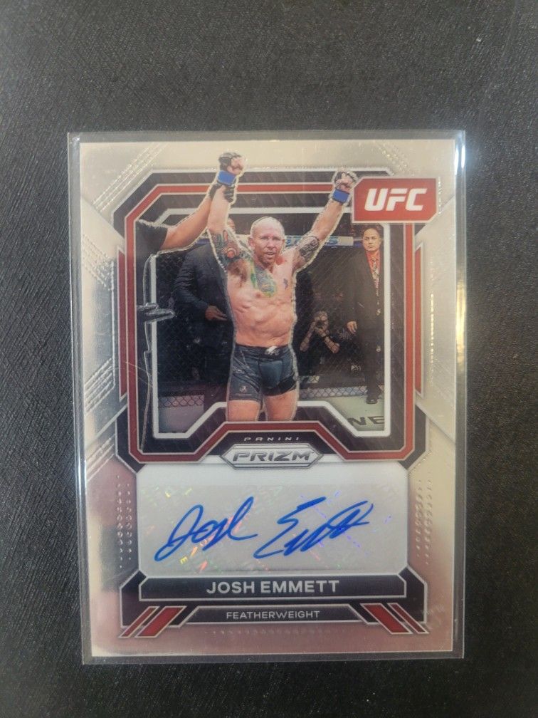 Ufc Josh Emmett Autograph Card 2023 Prizm