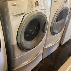 Whirlpool Duet, Washer And Dryer Barestool Included