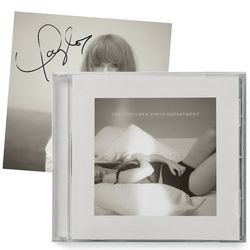 Taylor Swift Autographed The Tortured Poets Department CD