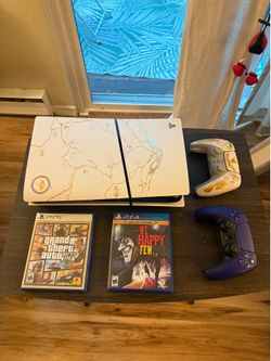 PS5 with 2 controllers