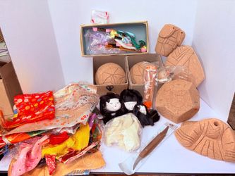 Kimekomi Japanese Doll Making Materials
