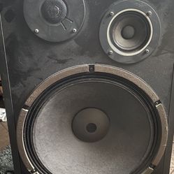 Pair of Onkyo Model 240 Speakers 15” Woofer 3 Way 
