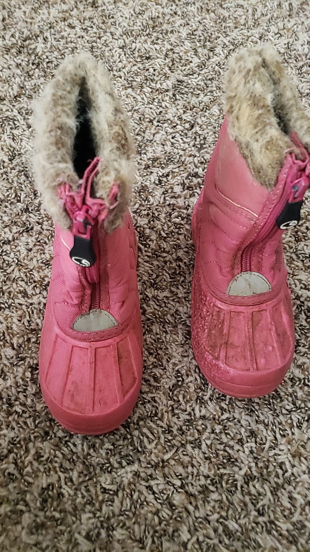 Pink boots (size 10)