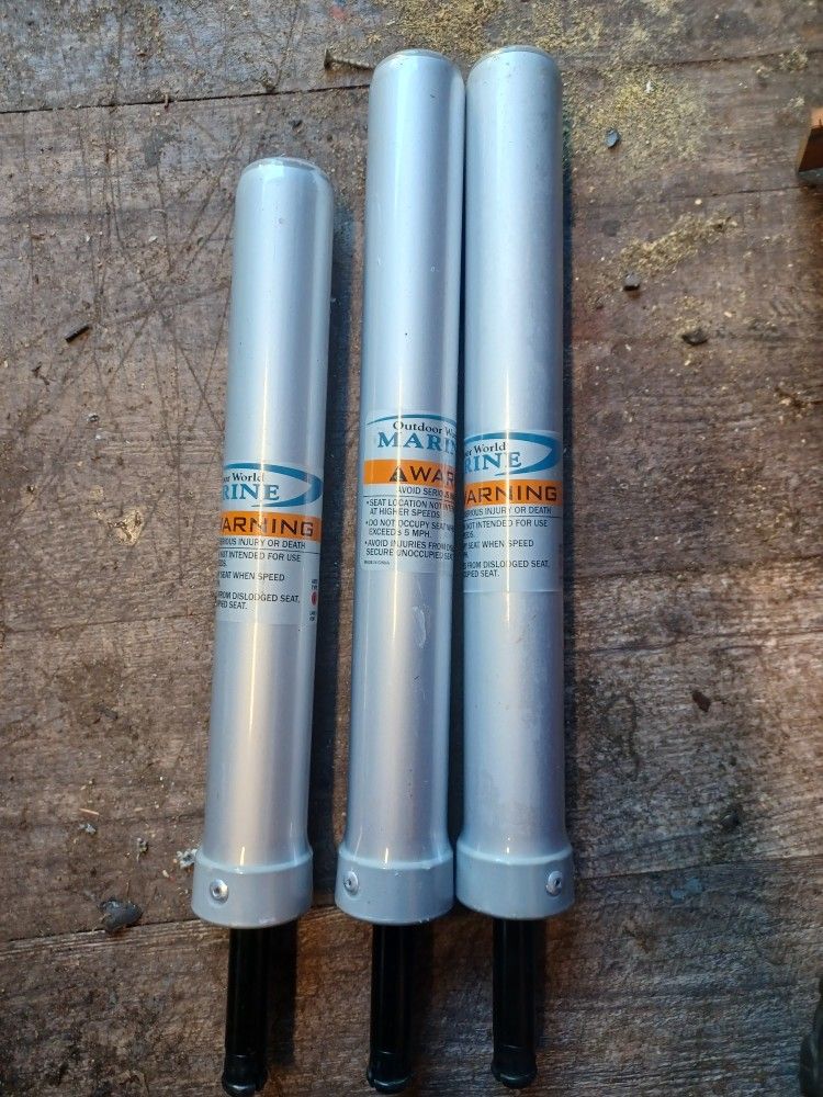 (3)-Bass Pro Shops Kwik Connect Seat Posts