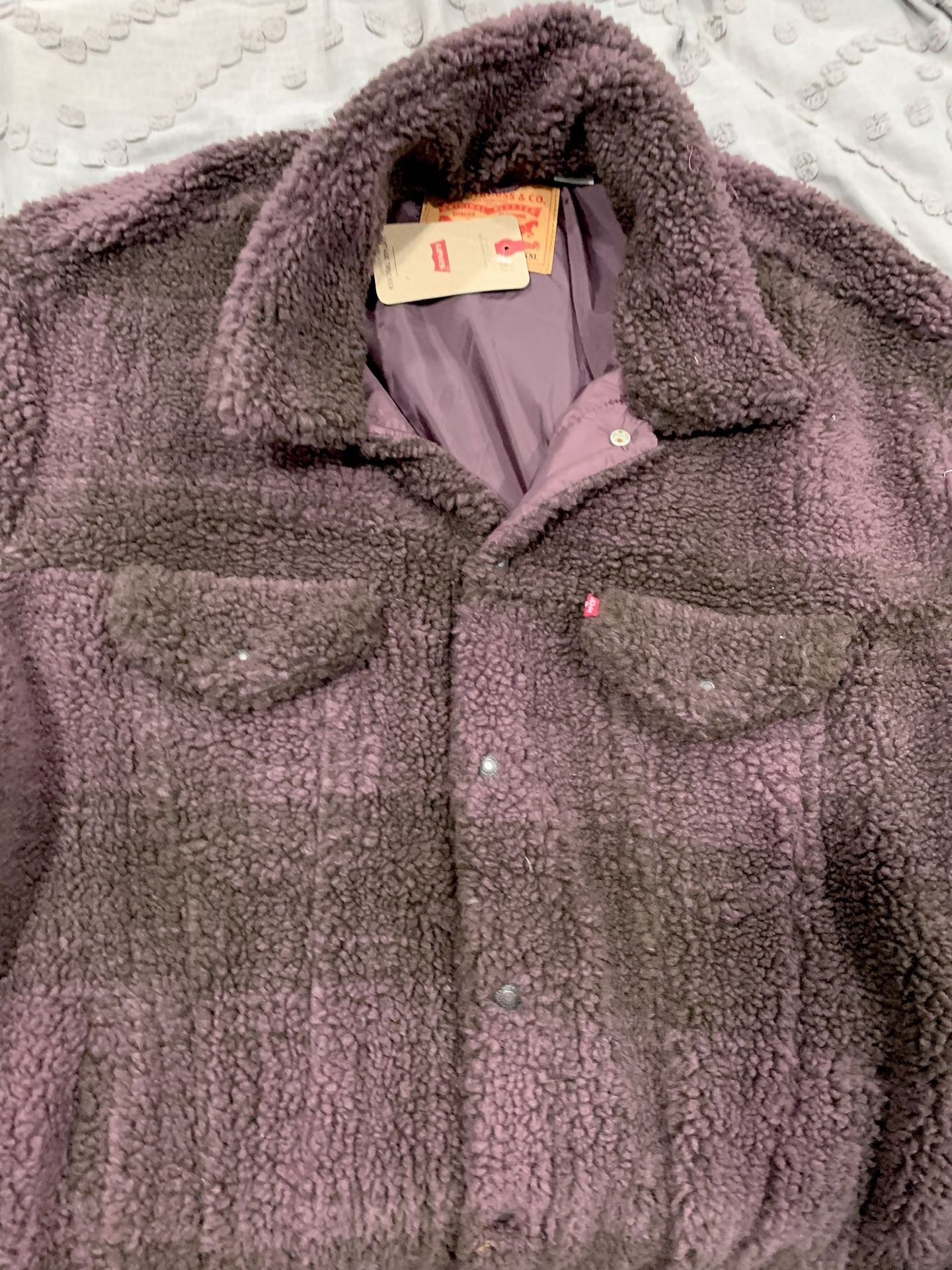 Levi’s Sherpa Purple Jacket